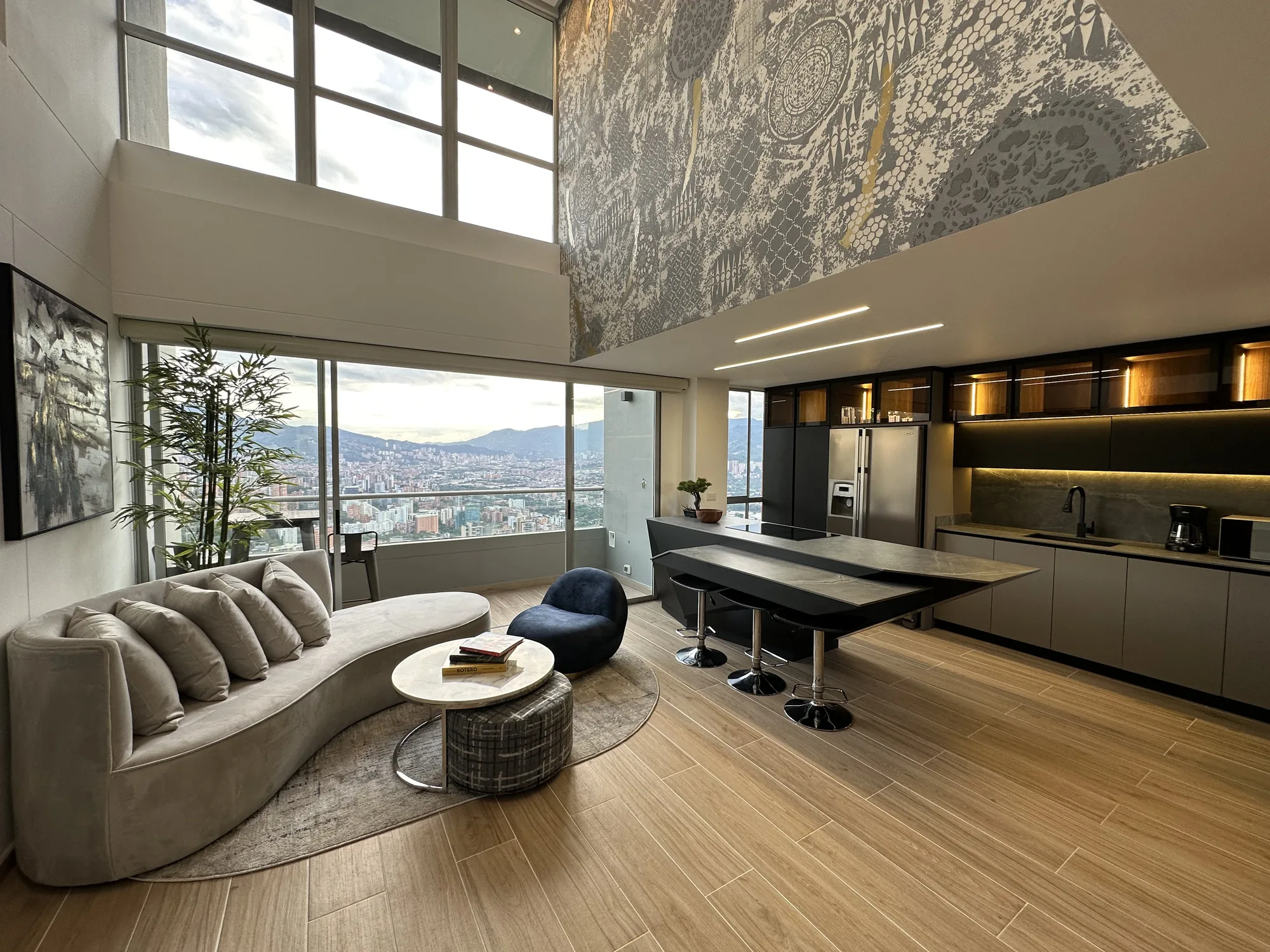 La sala desde la entrada